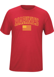 Marine Corps Red Flag Short Sleeve T Shirt