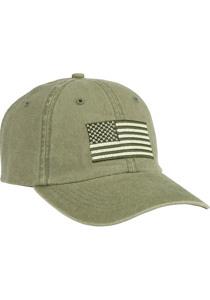 Army Flag Adjustable Hat - Green