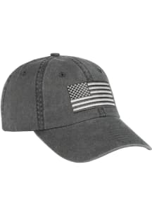 Army Veteran Unstructured Adjustable Hat - Charcoal