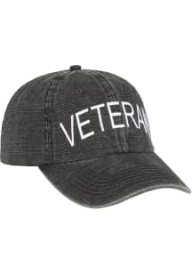 Air Force Veteran Unstructured Adjustable Hat - Charcoal