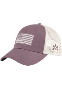 Army Flag Mesh Back Adjustable Hat - Purple