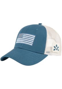 Army Flag Mesh Back Adjustable Hat - Blue