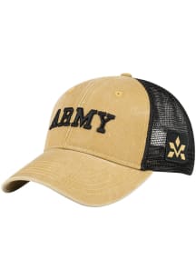Army Mesh Back Adjustable Hat - Gold