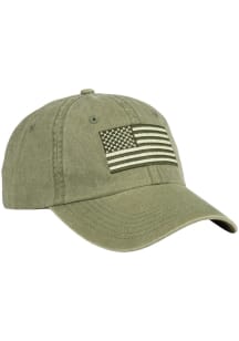 Air Force Washed Flag Adjustable Hat - Green