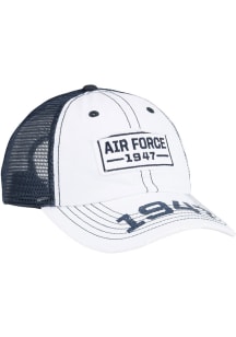 Air Force 1947 Logo Mesh Back Adjustable Hat - White