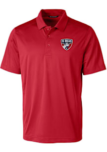 Cutter and Buck FC Dallas Mens Red Prospect Short Sleeve Polo