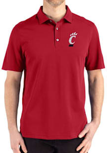 Cutter and Buck Cincinnati Bearcats Red Advantage Refresh Pique Big and Tall Polo