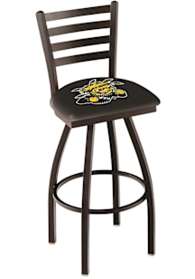 Wichita State Shockers High Back Swivel Pub Stool - Black