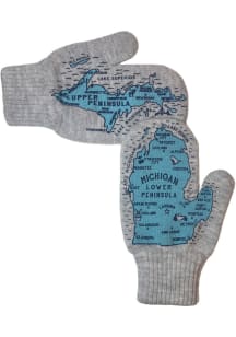 Michigan State Original Map Mens Gloves