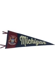 Michigan State Flag Felt Pennant
