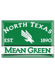 North Texas Mean Green 2.5x3.5 Rectangle Magnet