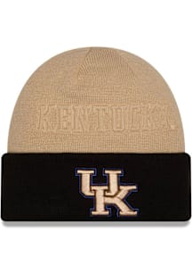 New Era Kentucky Wildcats Brown DL Embossed Cuff Mens Knit Hat