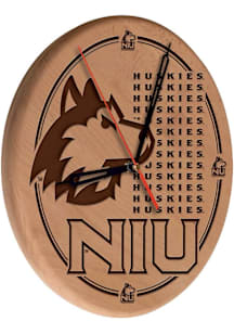 Northern Illinois Huskies Laser Engraved Wall Clock