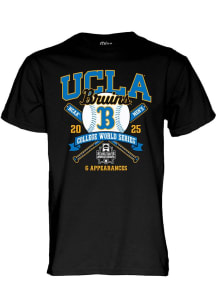 UCLA Bruins College World Series Bound 2025 Short Sleeve T Shirt - Grey