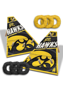 Black Iowa Hawkeyes RingBag Tailgate Game