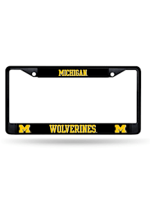 Michigan Wolverines Metal License Plate Frame - Navy Blue