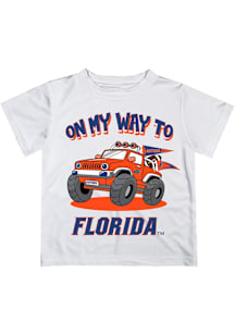 Vive La Fete Florida Gators Youth White On My Way Short Sleeve T-Shirt