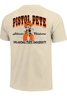 Oklahoma State Cowboys Ivory Drawn Pistol Pete Short Sleeve T Shirt