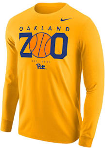 Mens Pitt Panthers Gold Nike Oakland Zoo 2025 Tee