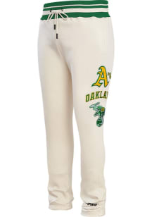 Pro Standard Oakland Athletics Mens White Retro Classic Sweatpants
