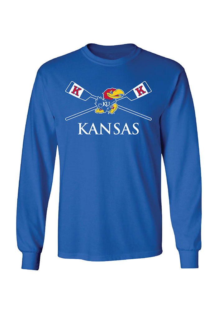 Kansas Jayhawks Blue Jayhawk Jamboree Long Sleeve T Shirt