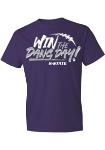 K-State Wildcats Purple Rough Dang Day Short Sleeve T Shirt