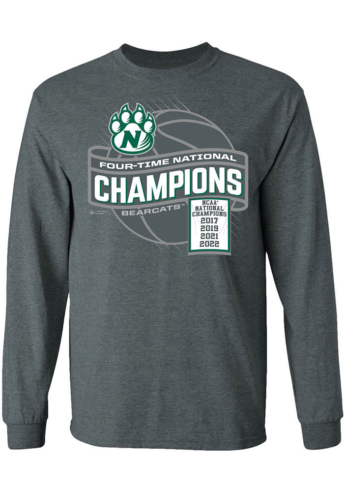 Northwest Missouri State Bearcats Charcoal 2022 D2 National Champions Long Sleeve T Shirt