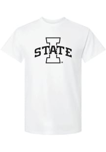 Iowa State Cyclones White Tonal Primary Team Logo Short Sleeve T Shirt
