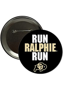 Colorado Buffaloes 3" Run Ralphie Run Button - Black