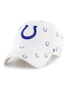 47 Indianapolis Colts White Confetti Clean Up Womens Adjustable Hat