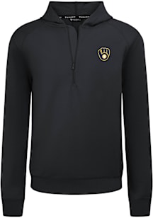 Levelwear Milwaukee Brewers Mens Black Technic Insignia 2.0 Medium Weight Jacket