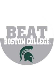 Green Michigan State Spartans BEAT Boston College 3&quot; Button