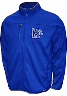 Memphis Tigers Mens Blue Softshell Medium Weight Jacket