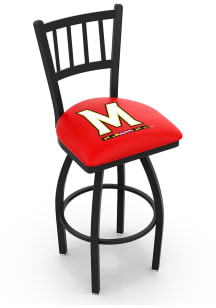 Black Maryland Terrapins Swivel Counter Pub Stool