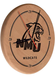 Northern Michigan Wildcats Laser Engraved Wall Clock