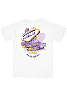 B-Unlimited LSU Tigers White Bayou Truck Vegas Short Sleeve T Shirt