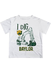 Vive La Fete Baylor Bears Infant Excavator Short Sleeve T-Shirt White
