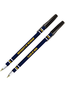 Navy Blue Michigan Wolverines Class of 2026 Single Pen