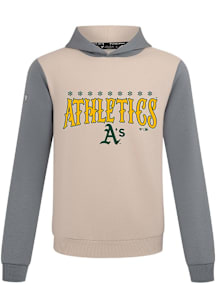 Levelwear Oakland Athletics Mens Brown Ultimate Snowflakes Long Sleeve Hoodie