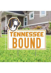 Tennessee Volunteers School Bound Yard Sign - White
