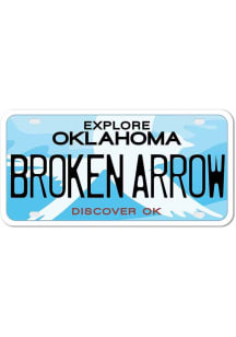Tulsa 4&quot; License Plate Stickers