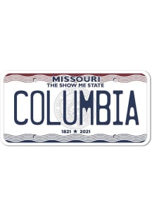 Columbia 4&quot; License Plate Stickers