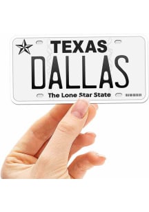 Dallas Ft Worth 4&quot; License Plate Stickers