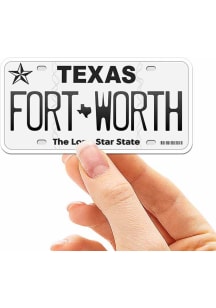 Dallas Ft Worth 4&quot; License Plate Stickers