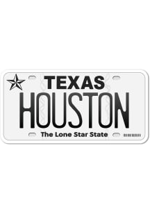 Houston 4&quot; License Plate Stickers