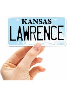 Lawrence 4&quot; License Plate Stickers