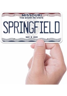 Springfield 4&quot; License Plate Stickers