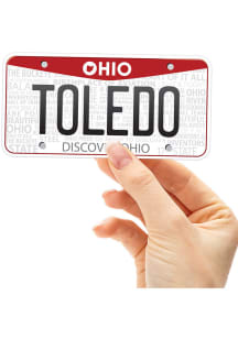 Toledo 4&quot; License Plate Stickers