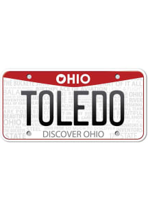 Toledo 4&quot; License Plate Stickers