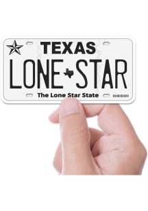 Texas 4&quot; License Plate Stickers